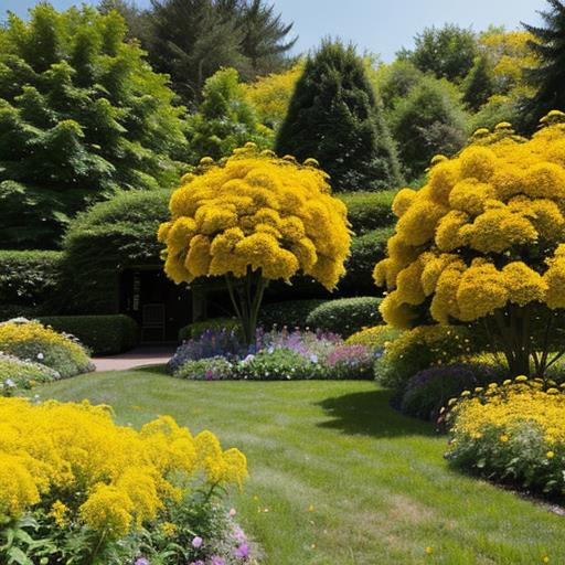 Solidago Goldenrod, Fall Color, Perennial Plant, Gardening, Vibrant Flowers